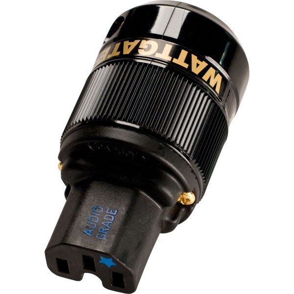 Main product image for Wattgate 350i AU Black Audio Grade IEC Connector 110-435